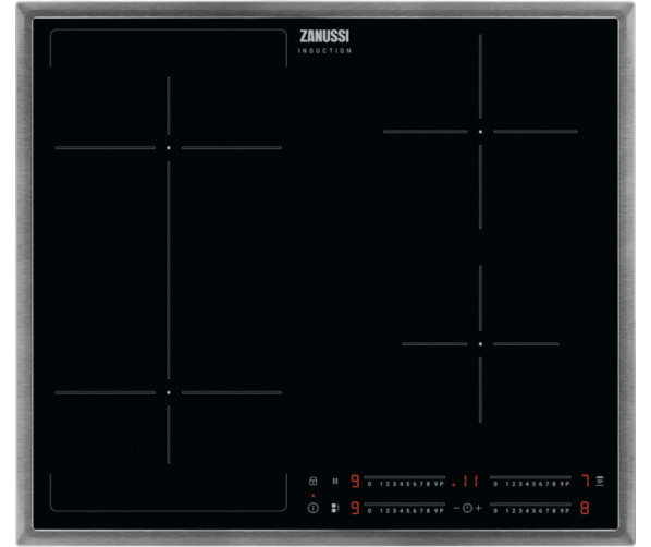 Zanussi ZIFN644X inbouw inductie kookplaat - 60 cm. breed - met Hob2Hood
