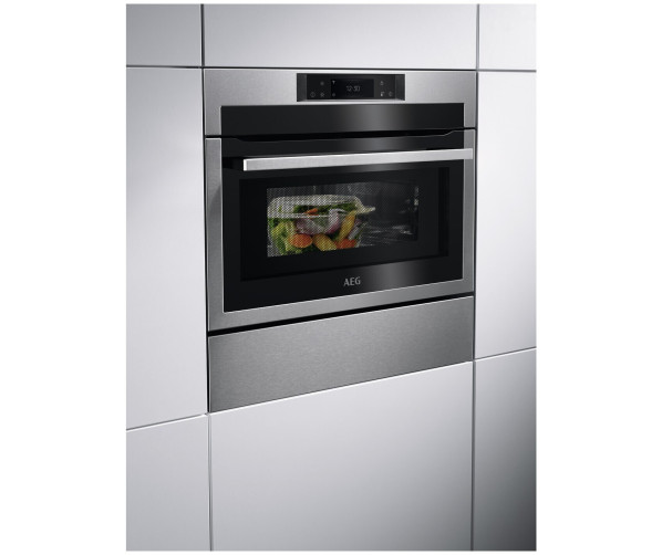 Aeg KMF761080M inbouw oven met magnetron - rvs