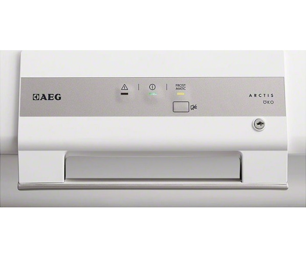 Het bedieningspaneel van de Aeg A61900HLW0 vrieskist wit