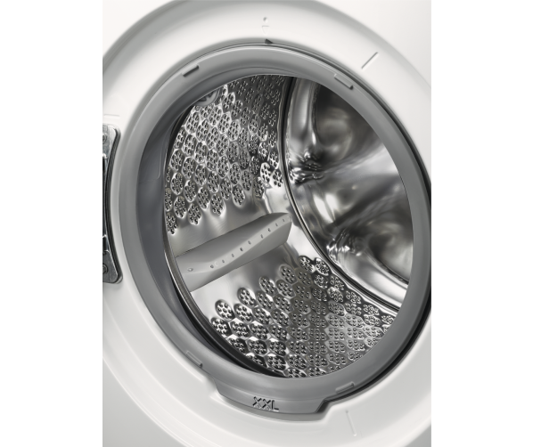 Foto van de vernieuwde trommelstructuur in de Aeg L76475NFL wasmachine