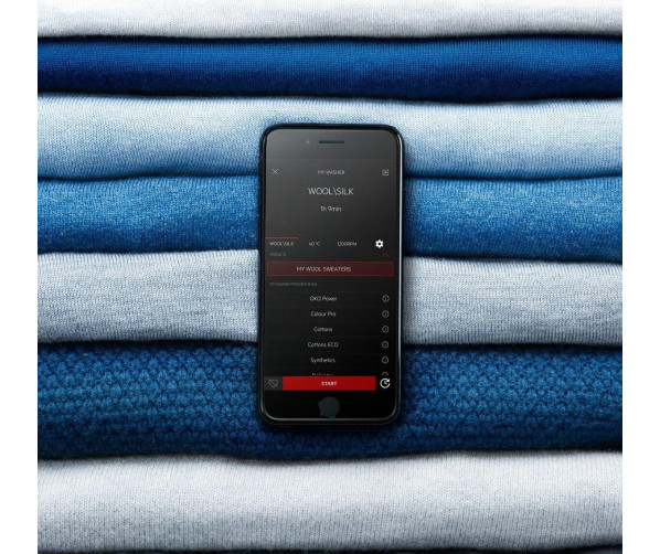 De Aeg L9FEN96BC kan OOK door middel van uw telefoon heel gericht en overzichtelijk aangestuurd worden
