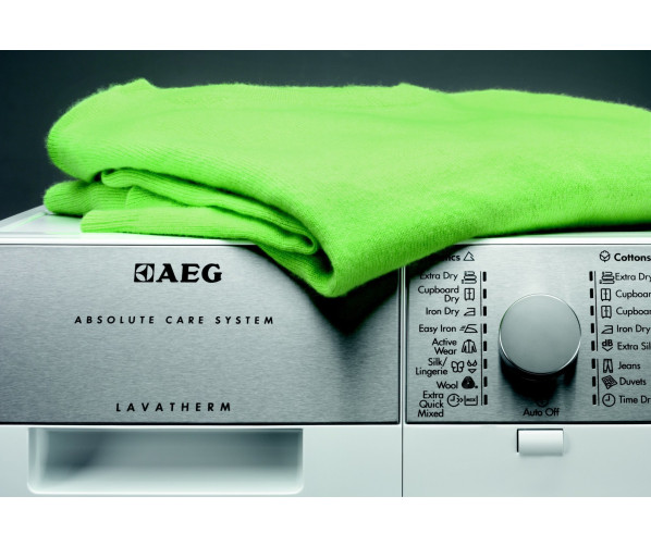 De Aeg T75382NAH warmtepomp droger is voorzien van 9 droogprogramma's