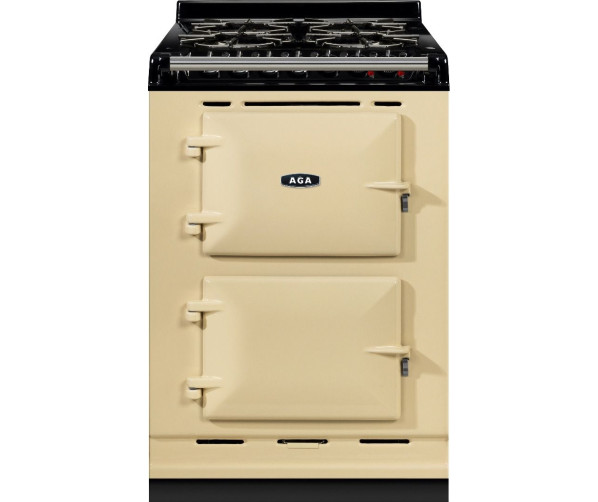De AGA Vrijstaande Module fornuis is ook leverbaar in de kleur creme