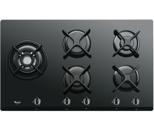 Whirlpool AKT936NB inbouw gas kookplaat