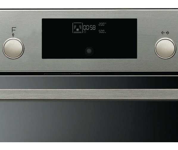 De I-Cook timer met LCD display van de WHIRLPOOL inbouw oven AKZ548IX