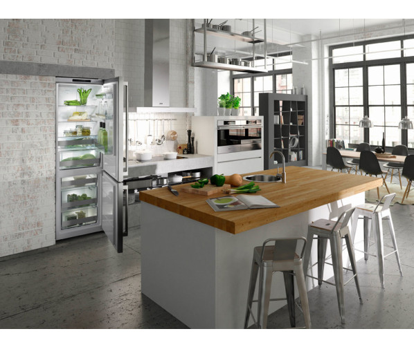 De Asko RFN2286SR strak geintegreerd in de keuken