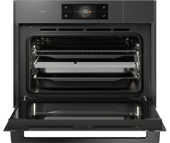 Atag CS4585M1C inbouw combi-stoomoven - Magna - Pearl Grey