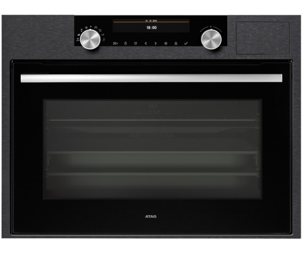 Atag CS4612D inbouw combi-stoomoven - blacksteel 