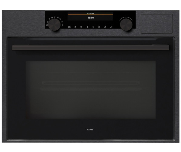 Atag CSX46121D inbouw combi-stoomoven met magnetron - blacksteel