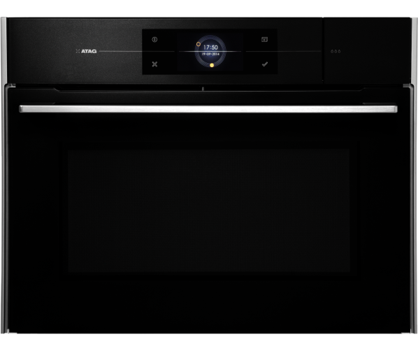Atag CSX4674M inbouw zwart glas combi-stoomoven met magnetron