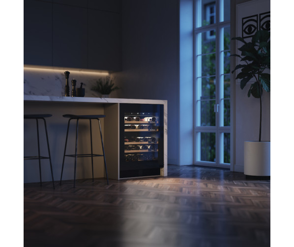 Atag KU8571K1C onderbouw wijnkoelkast - zwart glas