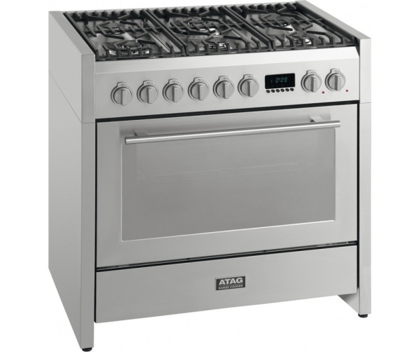 Atag FG9011EAN gas fornuis - roestvrijstaal - 90 cm. breed