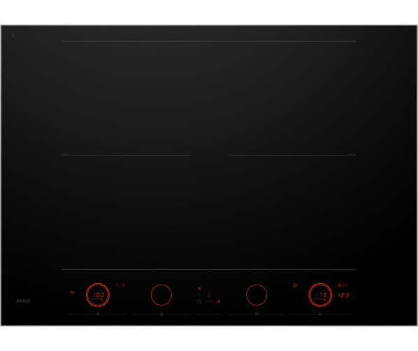 Atag HI27471SV inductie kookplaat met Celsius Cooking - 72 cm.