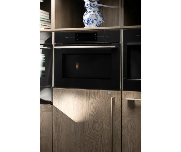 Atag CSX4674M inbouw zwart glas combi-stoomoven met magnetron