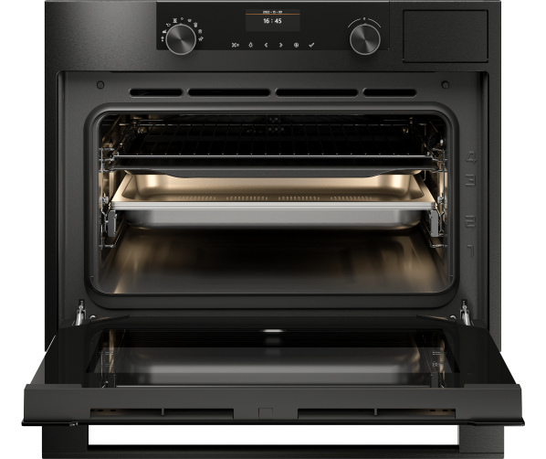 Atag CS46121C inbouw combi-stoomoven - blacksteel