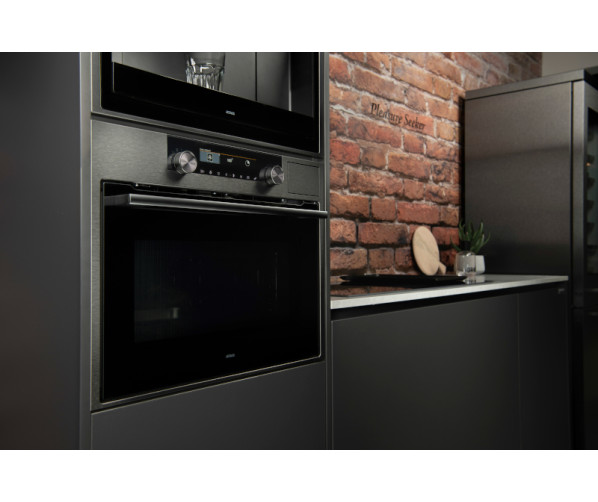 Atag CSX46121D inbouw combi-stoomoven met magnetron - blacksteel