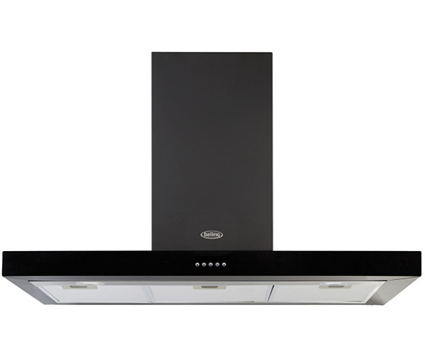 Belling BEL COOKCENTRE 110 FLAT Black wand afzuigkap