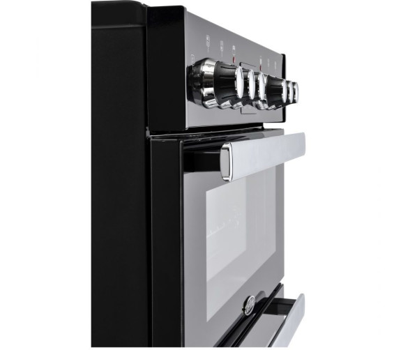 Belling Cookcentre 60 DF EU zwart gas fornuis - 60 cm. breed