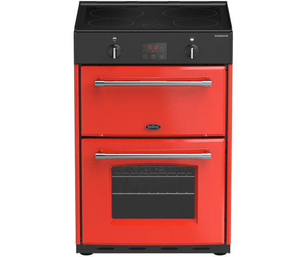 Belling Cookcentre 60 Ei Rood - inductie fornuis - 60 cm