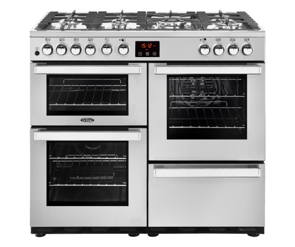 Belling Cookcentre 100 DFT prof.rvs fornuis