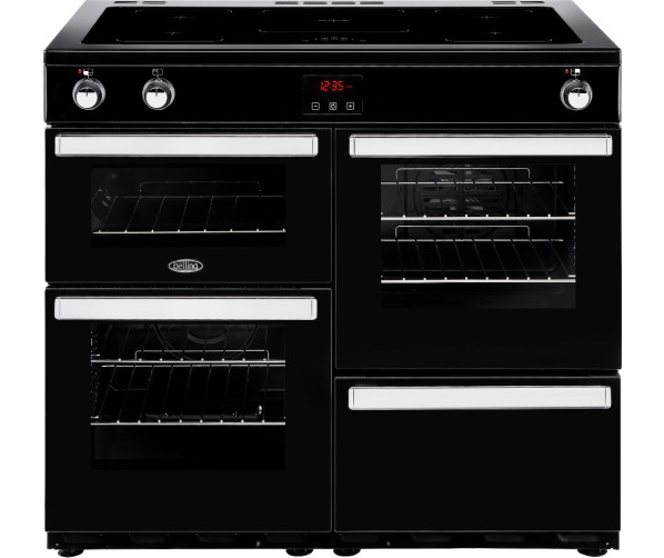 Belling Cookcentre 100 EI zwart inductie fornuis - 100 cm. breed