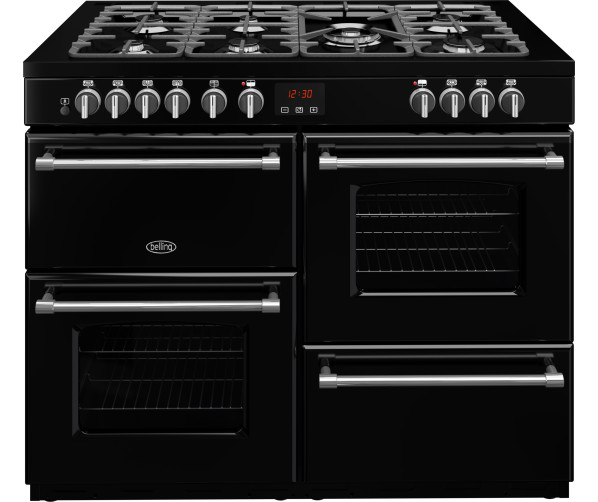 Belling Farmhouse 110 DFT zwart fornuis