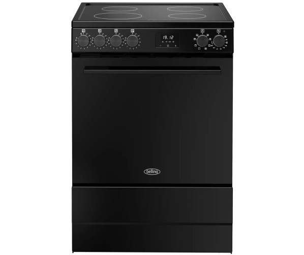 Belling Vision Single 60 Ei BLK inductie fornuis - 60 cm. breed