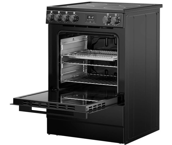 fornuis Belling VISION SINGLE 60 EI BLK - Inductie