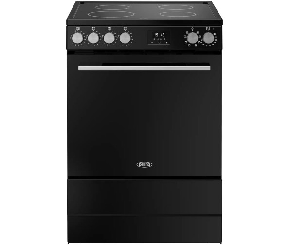 Belling VISION SINGLE 60 EI BLK/SS fornuis - 60 cm breed