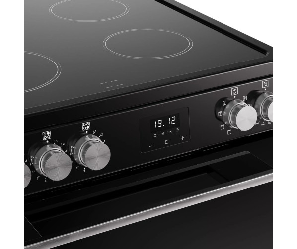 fornuis Belling VISION SINGLE 60 EI BLK/SS - Inductie