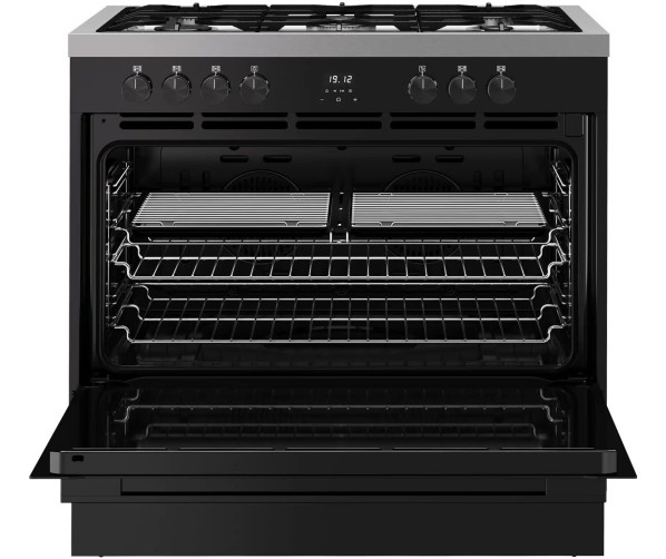 VISION SINGLE 90 DF BLK Belling fornuis - Gas