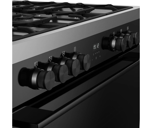 VISION SINGLE 90 DF BLK fornuis - 90 cm breed