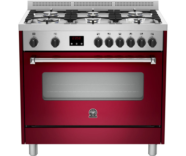 Bertazzoni AMS96L61BVI gas fornuis rood
