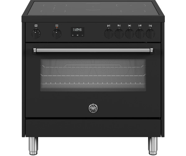 Bertazzoni MPL95I1ENNT inductie fornuis - zwart