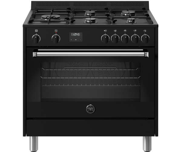 Bertazzoni MPL95L1ENND gas fornuis - zwart