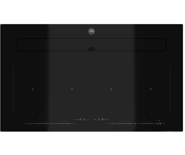 Bertazzoni P904IBHNE inbouw inductie kookplaat met afzuiging