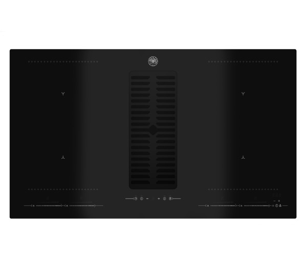Bertazzoni P904ICHNE inbouw inductie kookplaat met afzuiging