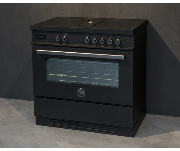 Bertazzoni PROCH94I1ECAT inductie fornuis met geïntegreerde afzuiging (kookveldafzuiging)