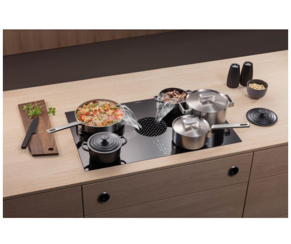 Bora PUXU Pure X inductie kookplaat met afzuiging - 83 cm. breed