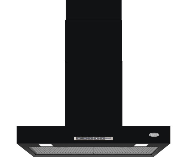 Boretti BSB601ZW wand afzuigkap - zwart - 60 cm. breed