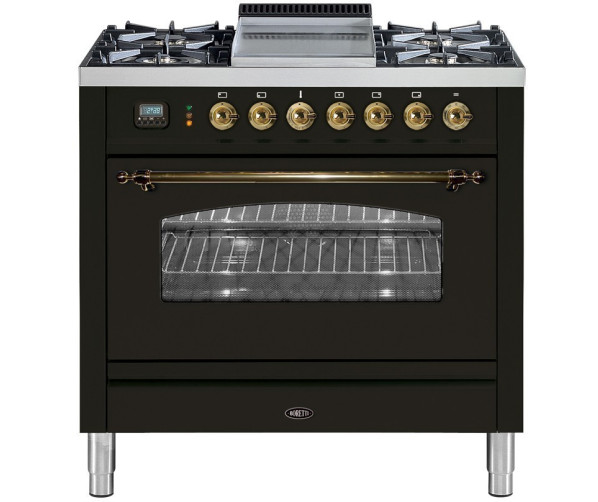 Boretti VFPN93ANDF antraciet fornuis