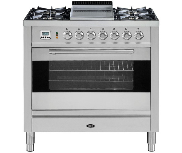 Boretti VFPS93IXDF rvs fornuis