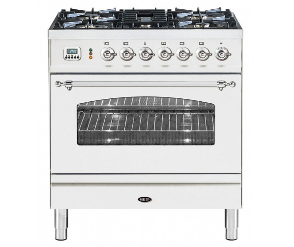 Boretti VPNR83WT wit fornuis