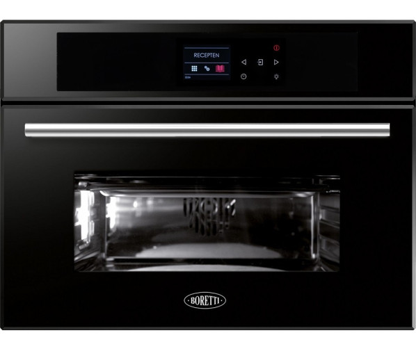 Boretti BPON45ZWGL inbouw oven - zwart