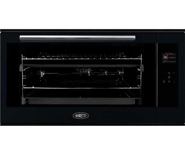 Boretti BPON90ZWGL inbouw oven - zwart