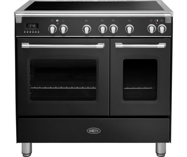 Boretti CFBI902ZW2 inductie fornuis dubbele oven - zwart - sale