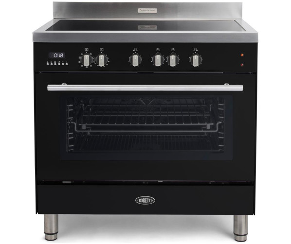 Boretti MFBI901ZW inductie fornuis zwart - Milano