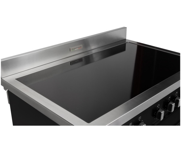 Het kookgedeelte van de Boretti MFBI902ZW heeft 4 inductie zones