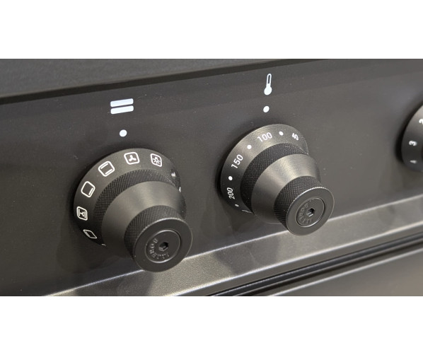 Boretti MLI95BMAT inductie fornuis met 5 inductie zones - antraciet
