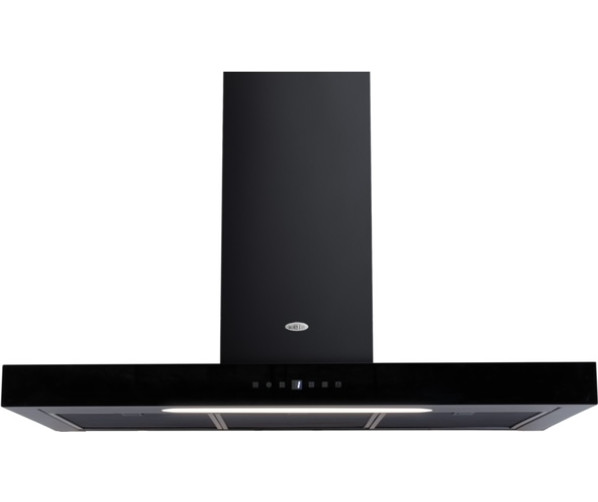 Boretti PARETEB90ZW wand afzuigkap - 90 cm - zwart